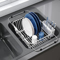 JASIWAY White Dish Drying Rack in Sink by JASIWAY