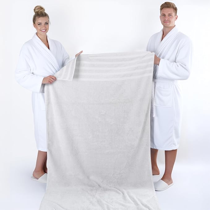 American Soft Linen 100% Cotton Luxury Turkish Towels, 35x70 XL Bath Sheet | - Image 5