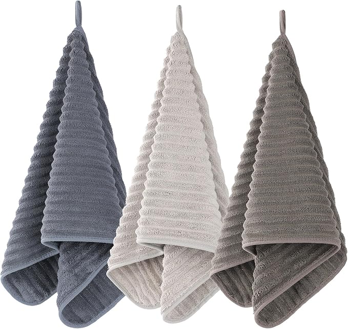 Luxury 3-Piece Quick-Dry Bath Towel Set – Ultra Soft Microfiber Towels | Hand by Bedvcaty