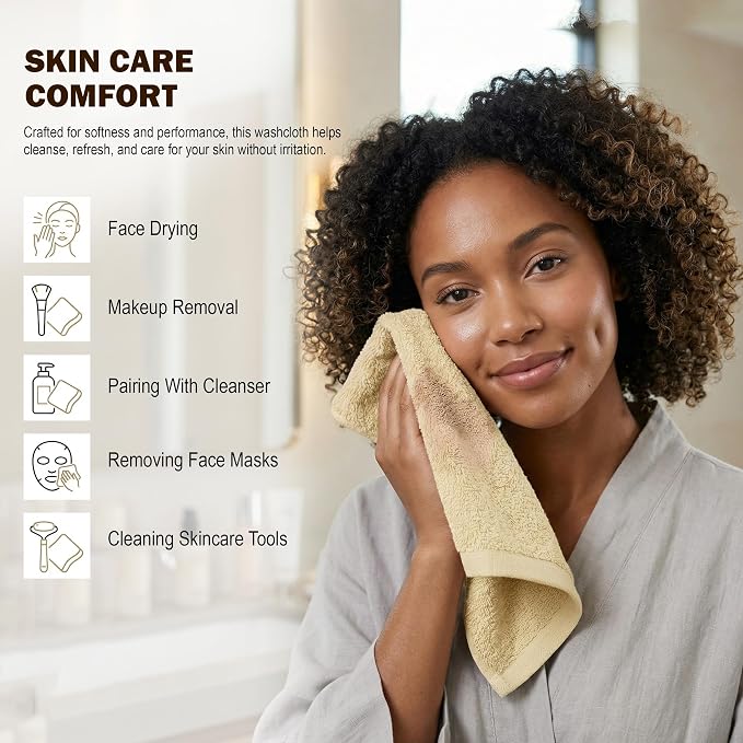 Utopia Towels 12 Pack Washcloths, 12x12 in, 100% Cotton, Fast Drying Soft Feel - Image 7