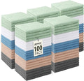 Washcloths Bulk 100 Pack Face Towels, Highly Soft Wash Cloths and Hand Towels by Unimade