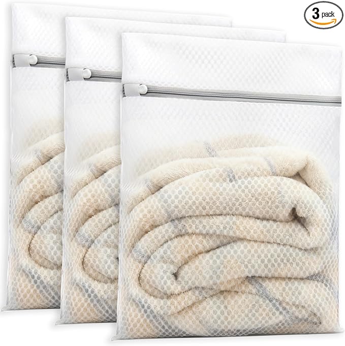PrettyCare 3 Medium Mesh Laundry Bags by PrettyCare