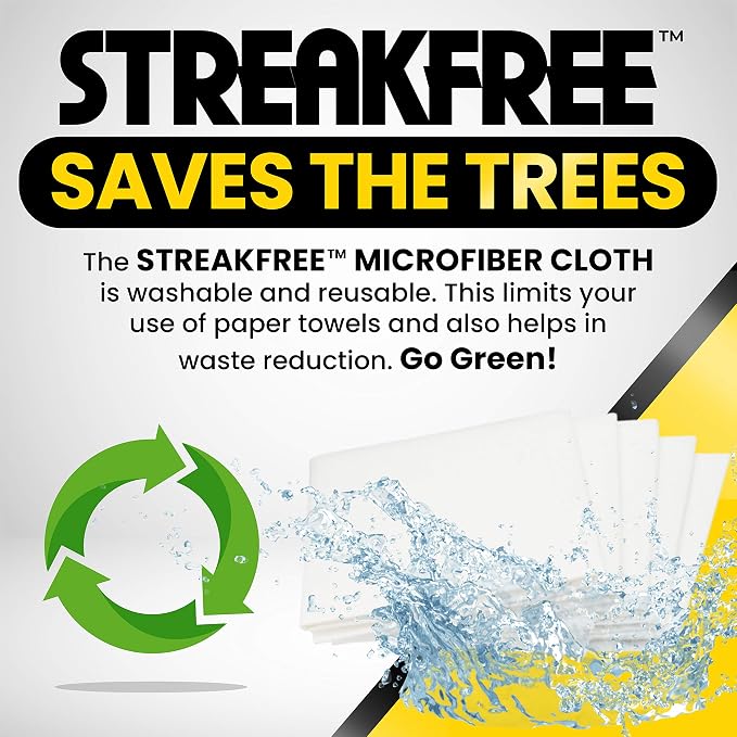 Microfiber Glass Cleaning Cloths – 5 Pack 16x16 Lint Free Window & Mirror - Image 7