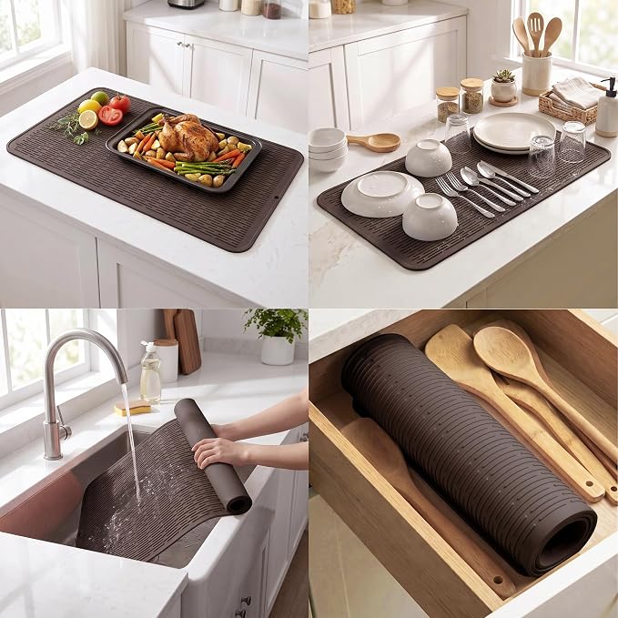 MicoYang Silicone Dish Drying Mat - Image 4