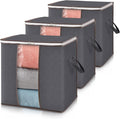 Lifewit 3 Pack 100L Clothes Storage Bins by Lifewit