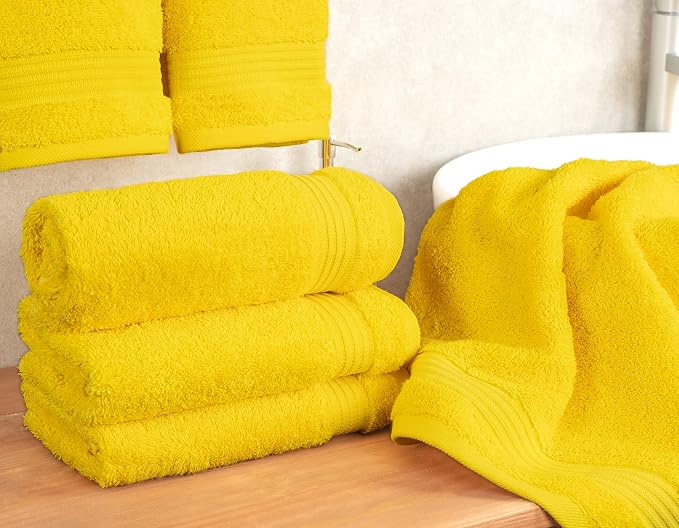 Cotton Paradise 100% Cotton Turkish Towel Set, Soft Absorbent Quick Dry - Image 2