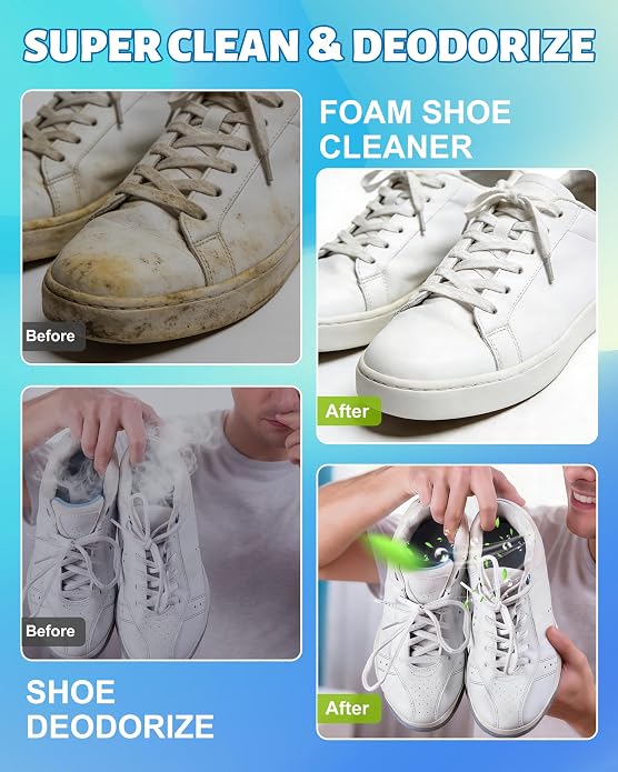 Jevvu Shoe Cleaner, Sneaker Cleaner Foam - Image 2