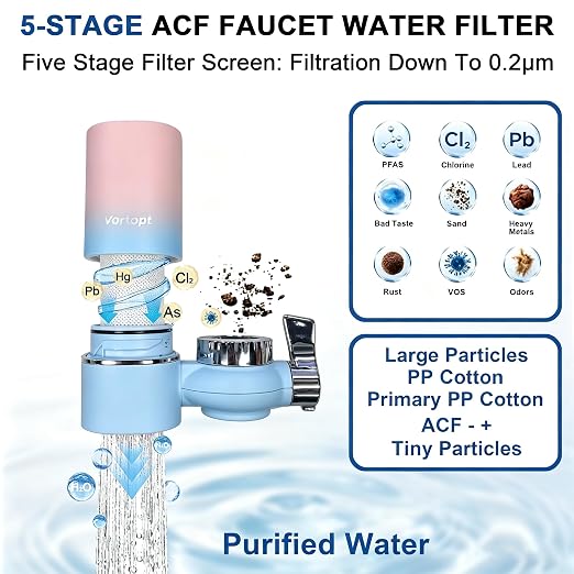 Vortopt T1 Faucet Water Filter System, 400 Gallons - Image 4