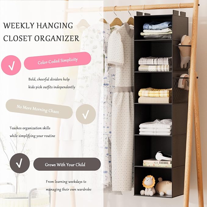 Hanging Closet Organizer and Storage - Image 4