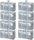 TICONN 8 Pack Extra Large Moving Bags Heavy Duty by TICONN