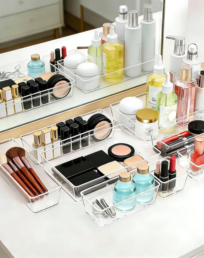 45P Makeup Desk Drawer Organizers Set - Image 2