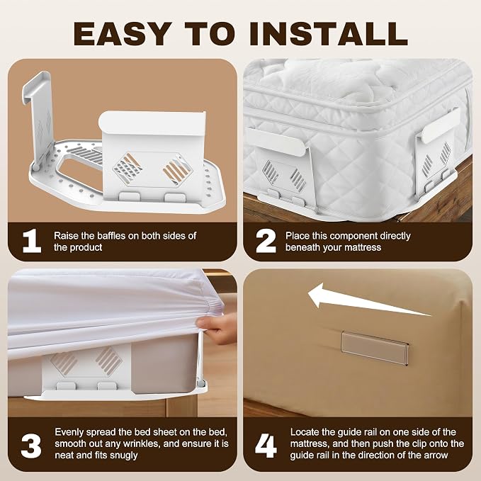 Bed Sheet Holders for Corners, Keep Sheets Firm & Tight, Heavy Duty Non-Slip - Image 5