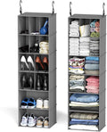 SpaceAid 2 Pack Hanging Closet Organizer and Storage by SpaceAid