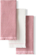 KitchenAid Gourmet Series Gridlines Kitchen Towels 3-Pack Set, 100% Cotton by KitchenAid