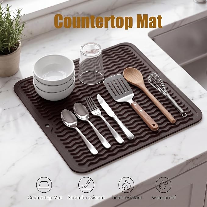 MicoYang Silicone Dish Drying Mat - Image 3