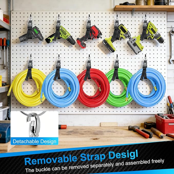 Extension Cord Organizer Holder 2-Pack 5 Detachable Straps | Cable Management - Image 7