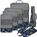 BAGAIL 4 Set/6 Set/8 Set Compression Packing Cubes Travel Accessories by BAGAIL