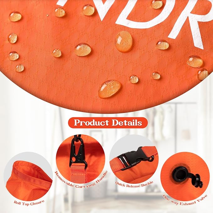Travel Laundry Bag, Vacuum Compression Dirty Clothes Travel Bag - Image 5
