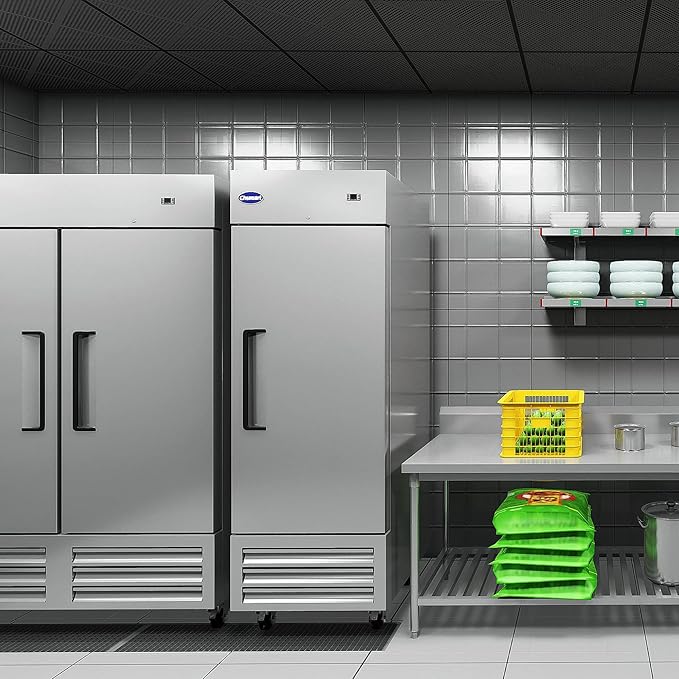 27" W Commercial Refrigerator Single Door 23 Cu.ft Commercial Fridge Fan cooling Stainless Steel Reach-in Refrigerator with Digital Thermostat for Restaurant, Bar, Commercial Use, etc