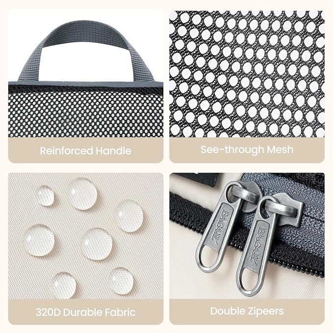 BAGAIL 4 Set/6 Set/8 Set Compression Packing Cubes Travel Accessories - Image 3