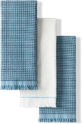 KitchenAid Gourmet Series Gridlines Kitchen Towels 3-Pack Set, 100% Cotton by KitchenAid