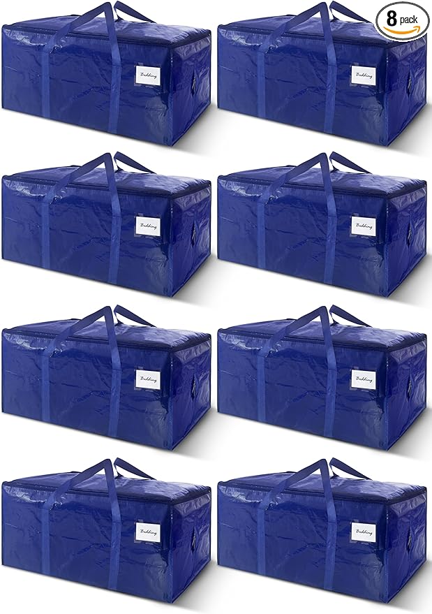 8 Pack Extra Heavy Duty Large Moving Bags by WTREE