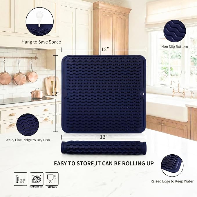 MicoYang Silicone Dish Drying Mat - Image 2
