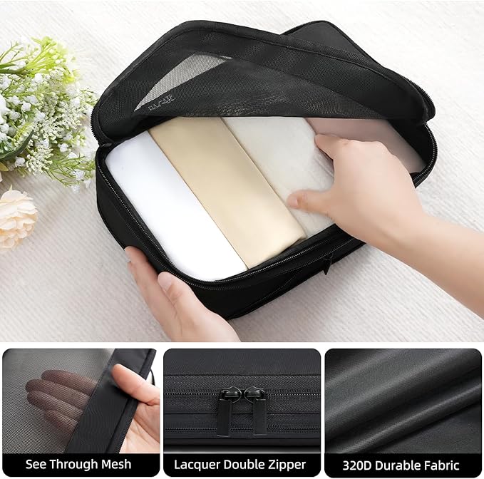 BAGAIL 4 Set/6 Set/8 Set Compression Packing Cubes Travel Accessories - Image 3