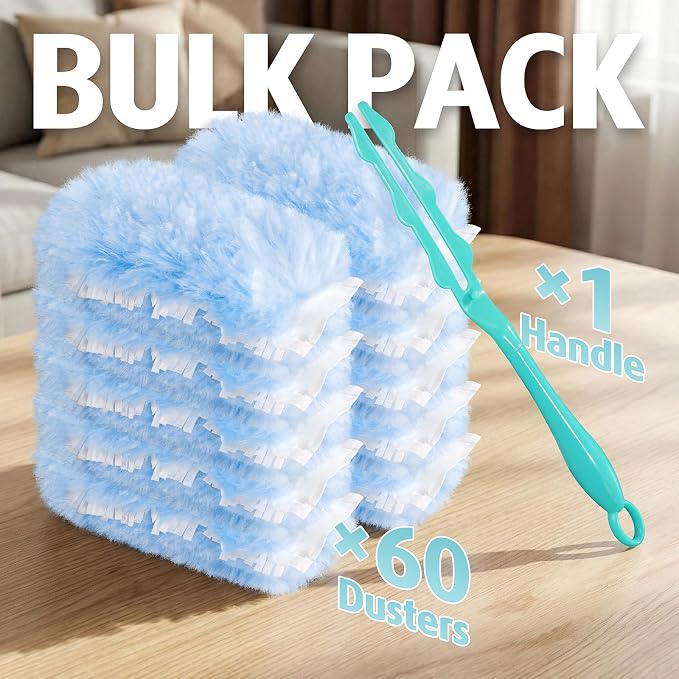 60 Count 360° Dusters Refills for Swiffer Duster - Image 7