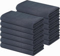 Homaxy 100% Cotton Waffle Weave Kitchen Towels, 12 Pack, Dark Grey by Homaxy