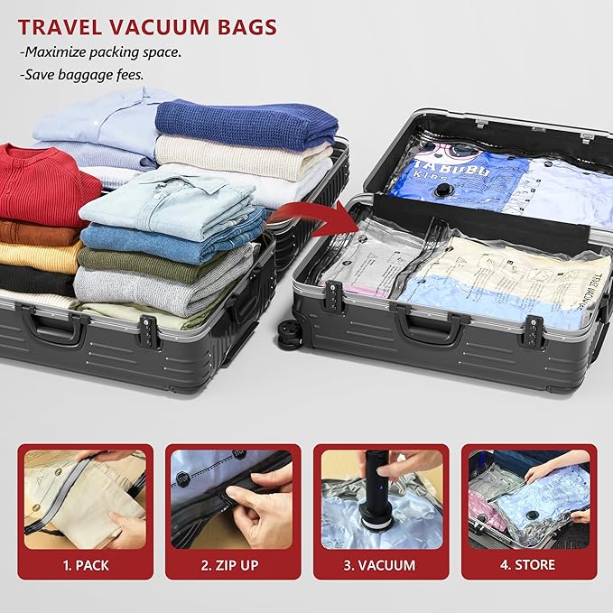 Travel Vacuum Bags for Clothing - Image 2