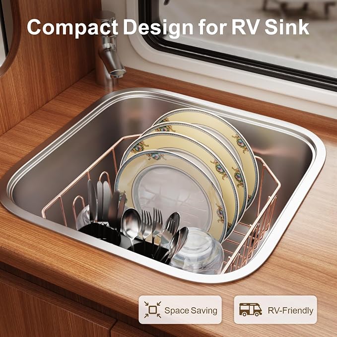 GSlife Small in Sink Dish Drying Rack - Image 7