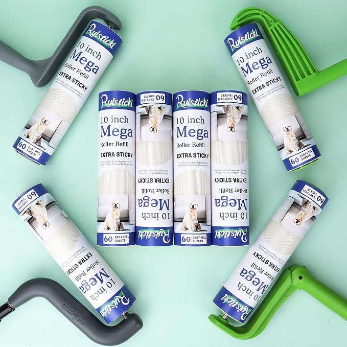 10 inch Mega Lint Roller Refills - Image 2