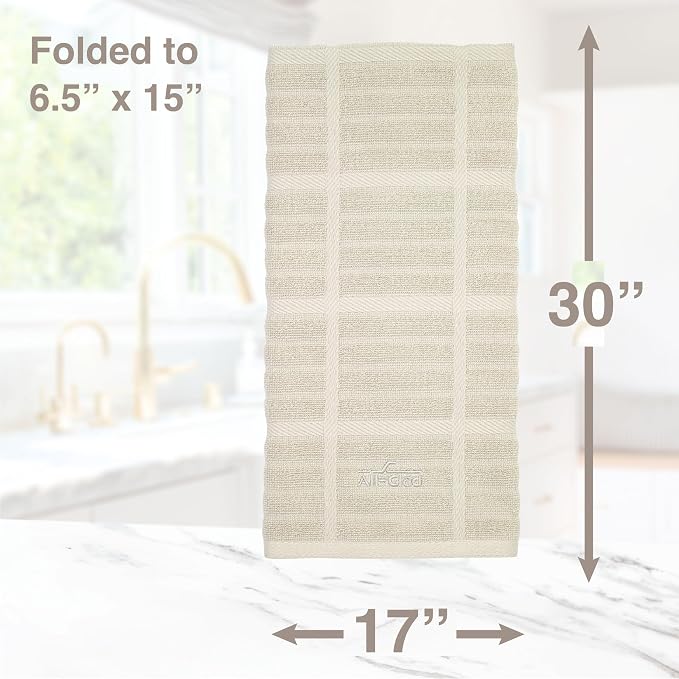 All-Clad Solid Kitchen Towels: Highly Absorbent, Super Soft Long Lasting - Image 3