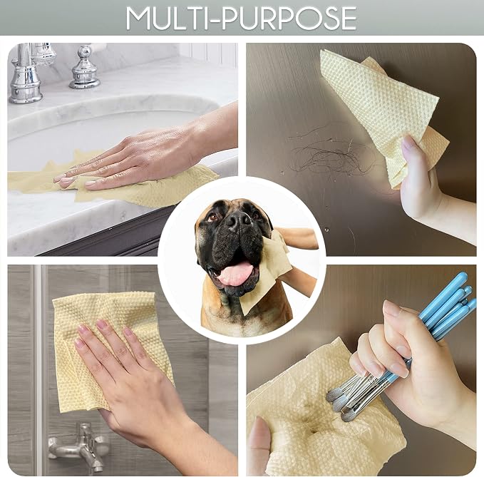 WOWOTEX Bamboo Rayon Disposable Face Towels - Image 7