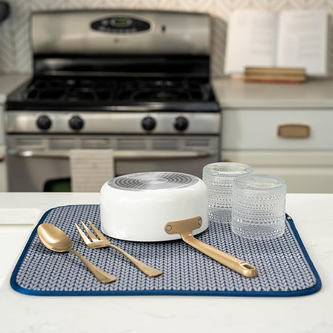 S&T INC. Dish Drying Mat, Kitchen Counter Mat - Image 4