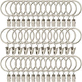 40 Pack Metal Curtain Rings by AMZSEVEN