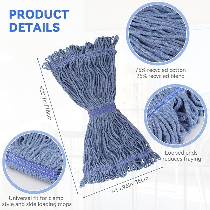 Commercial Heavy Duty Mop Heads Replacement - Image 5