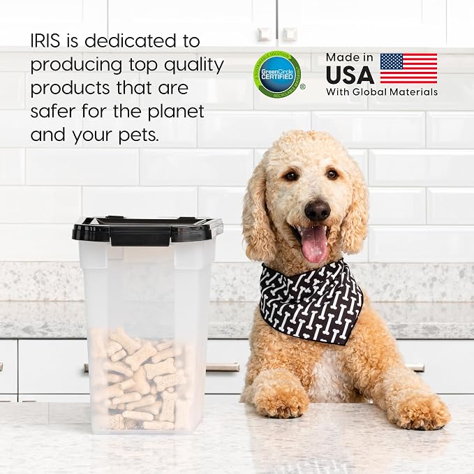 IRIS USA Dog Food Storage Container, Made in USA | BPA-Free, Airtight Seal - Image 9