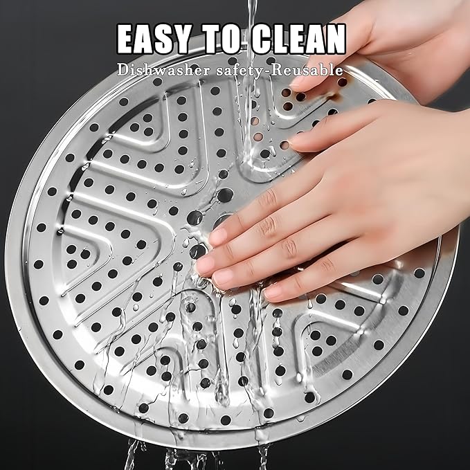 2-Pack11-Inch Pressure Cooker Canner Rack/Canning Rack Food Grade 304 Stainless Steel Compatible with Presto, All-American and More (Canning Racks 11inch-2p)