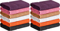 Towel and Linen Mart 100% Cotton 12 Pack Bath Towel Set, Quick Dry, Super by T+%26+L+Towel+and+Linen+Mart
