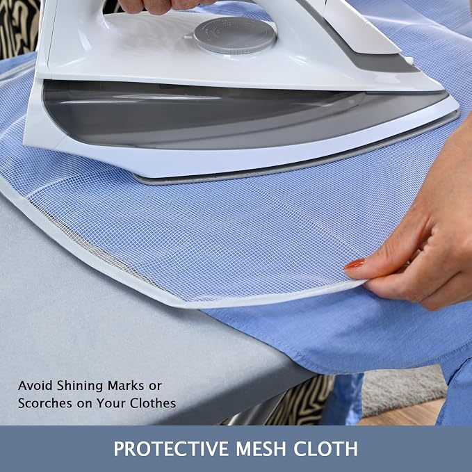 SheeChung Ironing Board Cover and Pad 15"x49", Scorch and Stain Resistant - Image 6