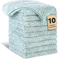 10 Pack Premium Washcloths, Highly Absorbent and Super Soft Face Towels | by TEAWOO
