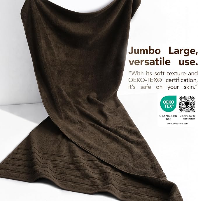 American Soft Linen 100% Cotton Luxury Turkish Towels, 35x70 XL Bath Sheet | - Image 3
