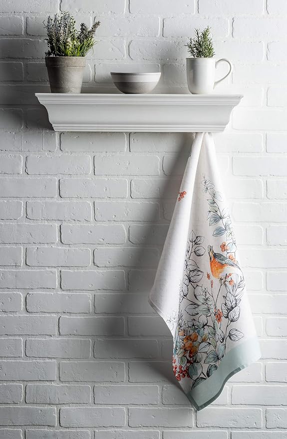 Maison d' Hermine Kitchen Towels Set of 3 Reusable 100% Cotton 27.50" x 20" - Image 7