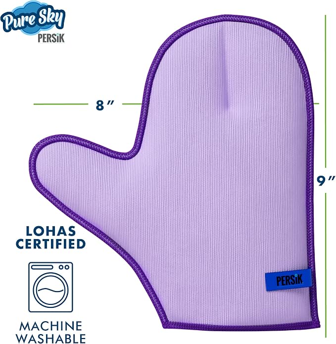 persik Pure-Sky Microfiber Glass Cleaning Glove - Image 2