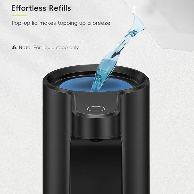 EKO Aroma 9 fl oz Automatic Liquid Soap Dispenser, Rechargeable Soap Dispenser - Image 5
