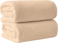 Great Bay Home 100% Cotton Oversized 2 Pack 68x35 Extra Large Towel Set by GreatBayHome