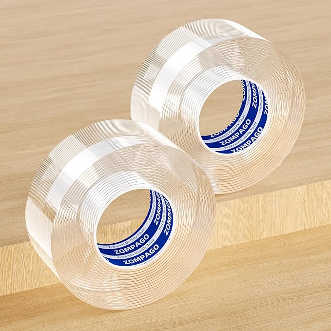 Clear Baby Edge & Corner Protector Strip - 2 Rolls,1.18 in × 9.84 FT Self-Adhesive Safety Bumper, Transparent Anti-Collision Guard for Table,Cabinet, Furniture & Wall | Baby Proofing Essential