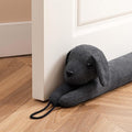 habibee Door Draft Stopper, Weighted Noise Blocker 32 in Grey Dog | Robust by habibeeDesignCoLtd